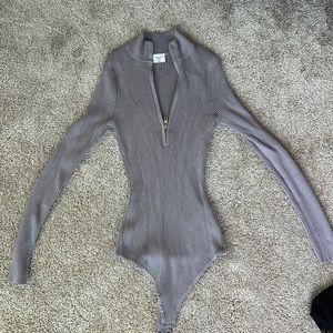 Brand New Abercrombie light purple bodysuit